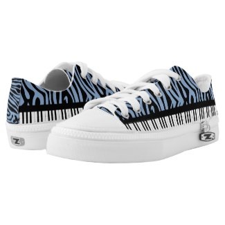 Piano keys and zebra print sneakers
